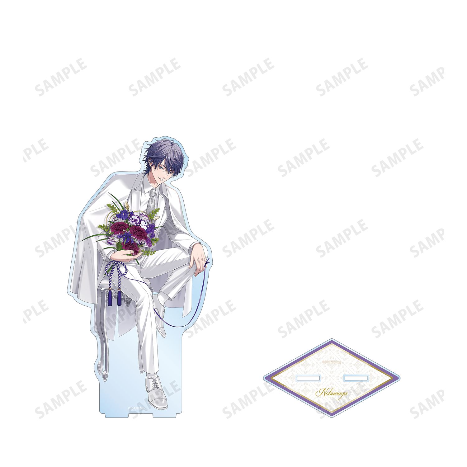 戦国 A LIVE 描き下ろし 織田 信長 3周年衣装ver. 特大アクリルスタンド Image 2 | AniSmile
