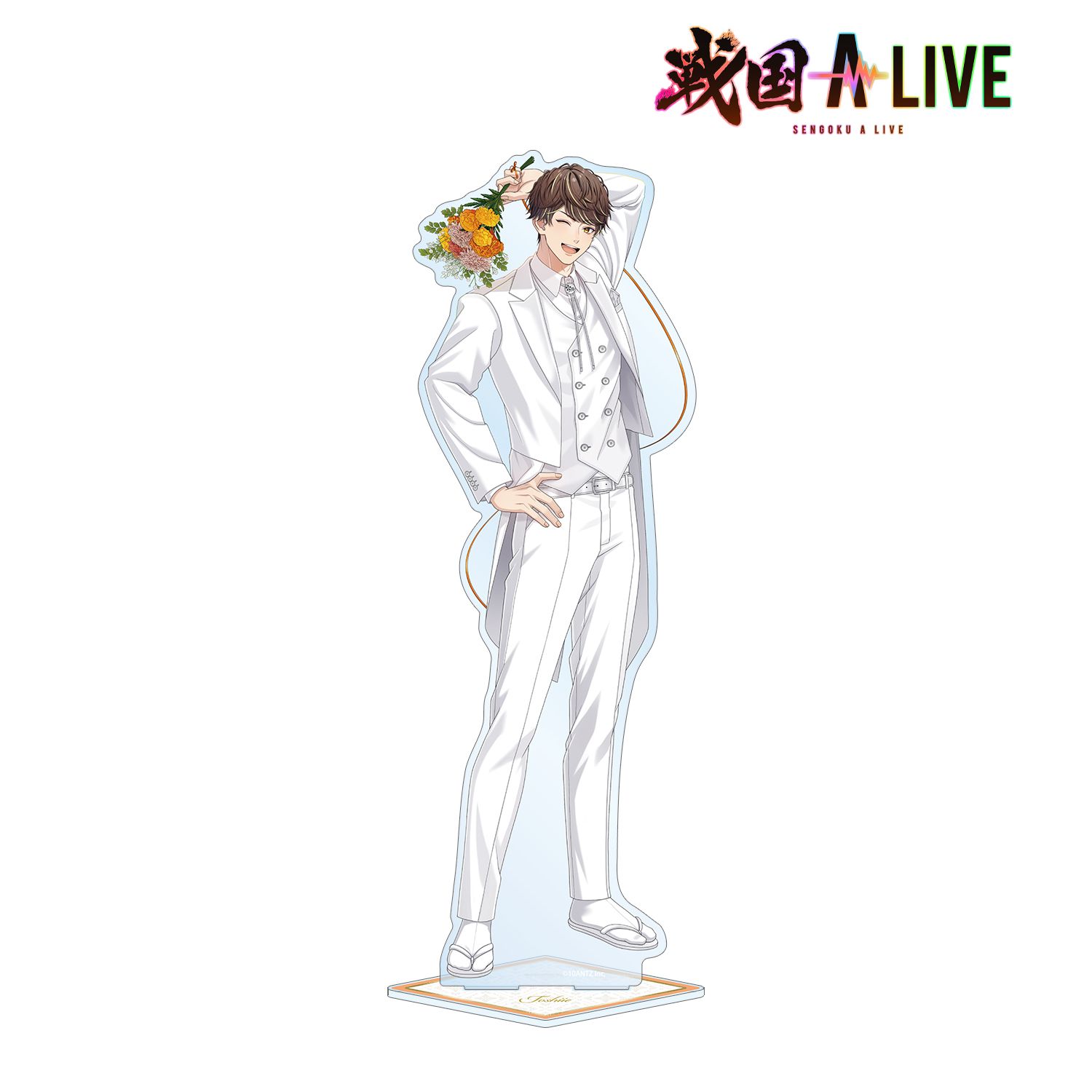 戦国 A LIVE 描き下ろし 前田 利家 3周年衣装ver. 特大アクリルスタンド - AniSmile