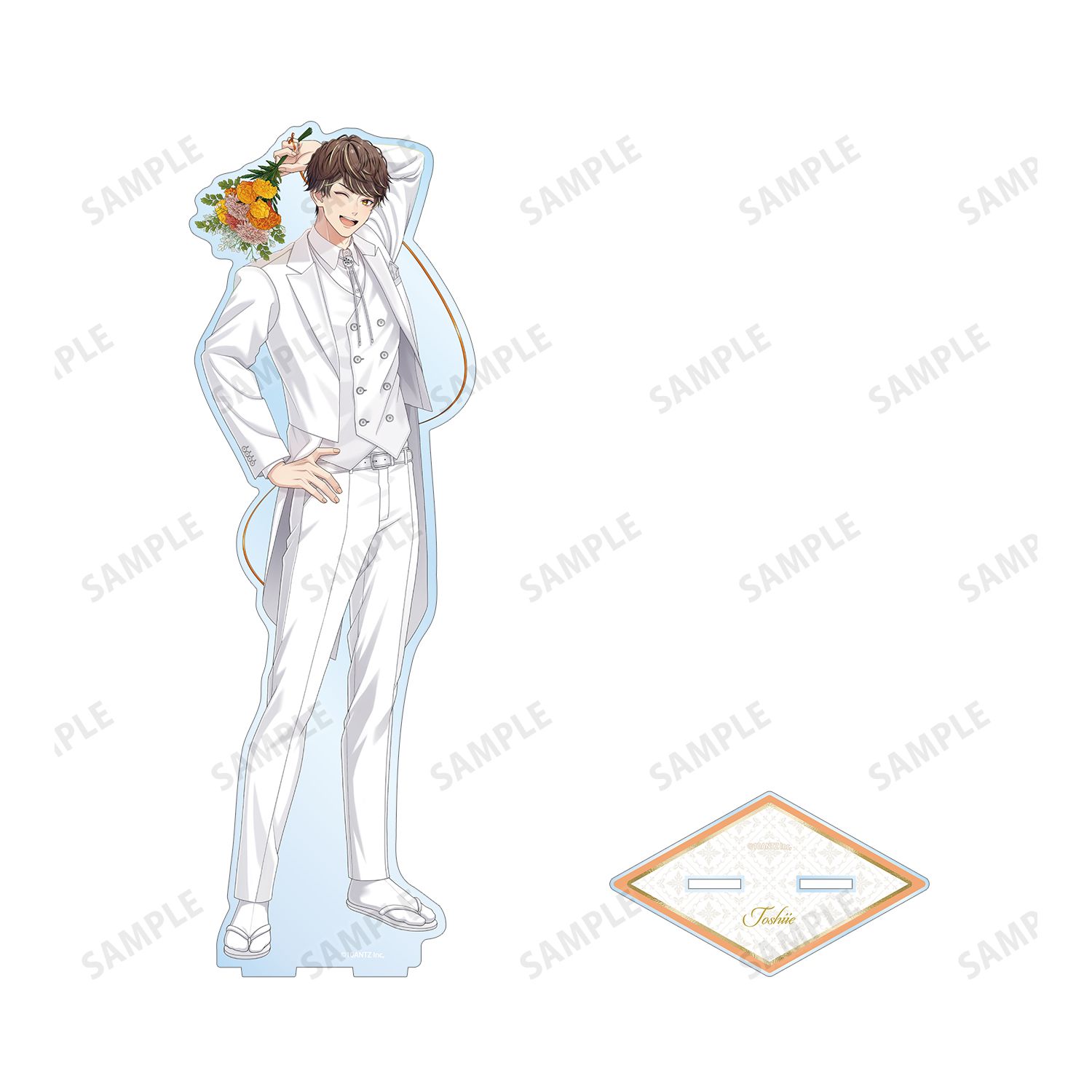 戦国 A LIVE 描き下ろし 前田 利家 3周年衣装ver. 特大アクリルスタンド 画像 3 | AniSmile