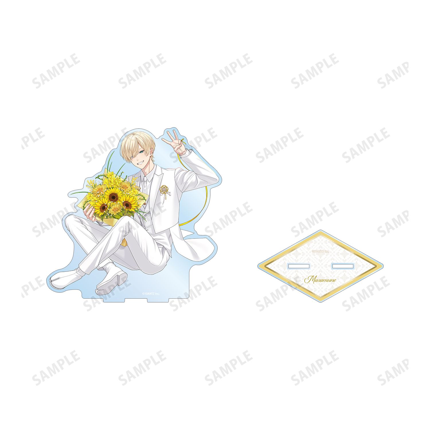 戦国 A LIVE 描き下ろし 伊達 政宗 3周年衣装ver. 特大アクリルスタンド Image 3 | AniSmile