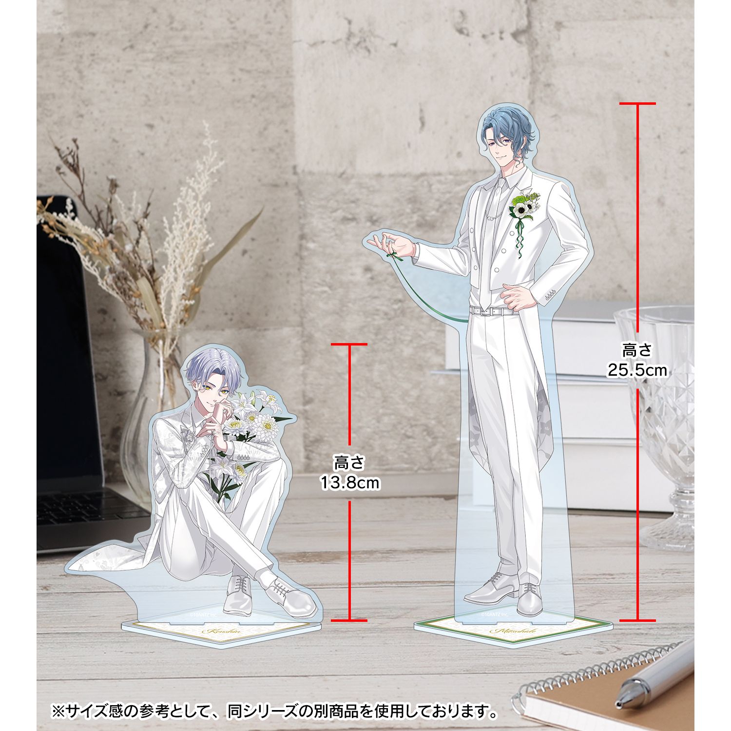 戦国 A LIVE 描き下ろし 風魔 小太郎 3周年衣装ver. 特大アクリルスタンド 图片 4 | AniSmile