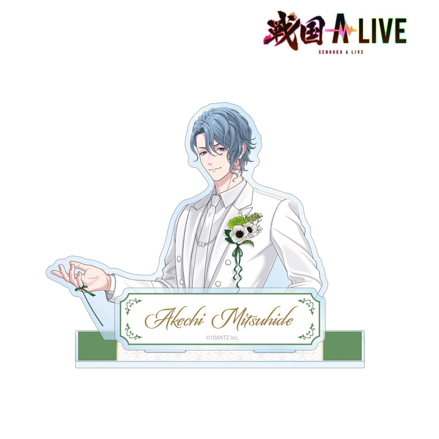 戦国 A LIVE 描き下ろし 明智 光秀 3周年衣装ver. パーツ付きBIGアクリルスタンド 画像 2 | AniSmile