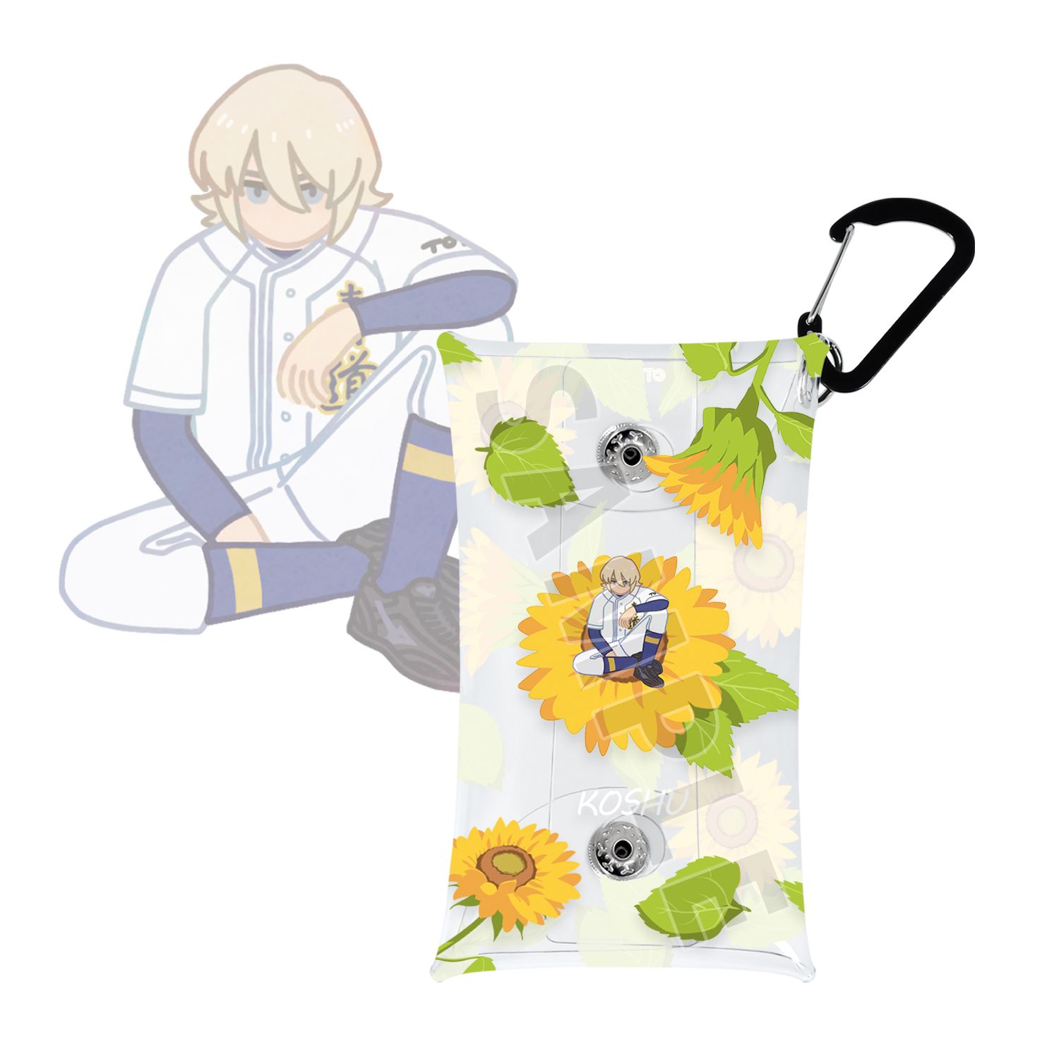 TVアニメ『ダイヤのA actⅡ -Second Season-』 奥村 光舟 Botania クリアマルチケース - official product image | AniSmile