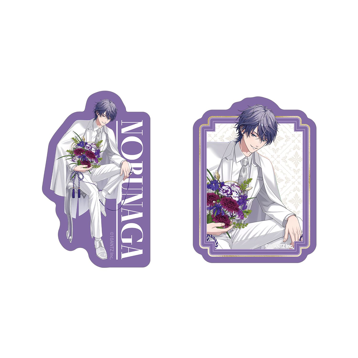 戦国 A LIVE 描き下ろし 織田 信長 3周年衣装ver. ダイカットステッカー2個セット Image 5 | AniSmile