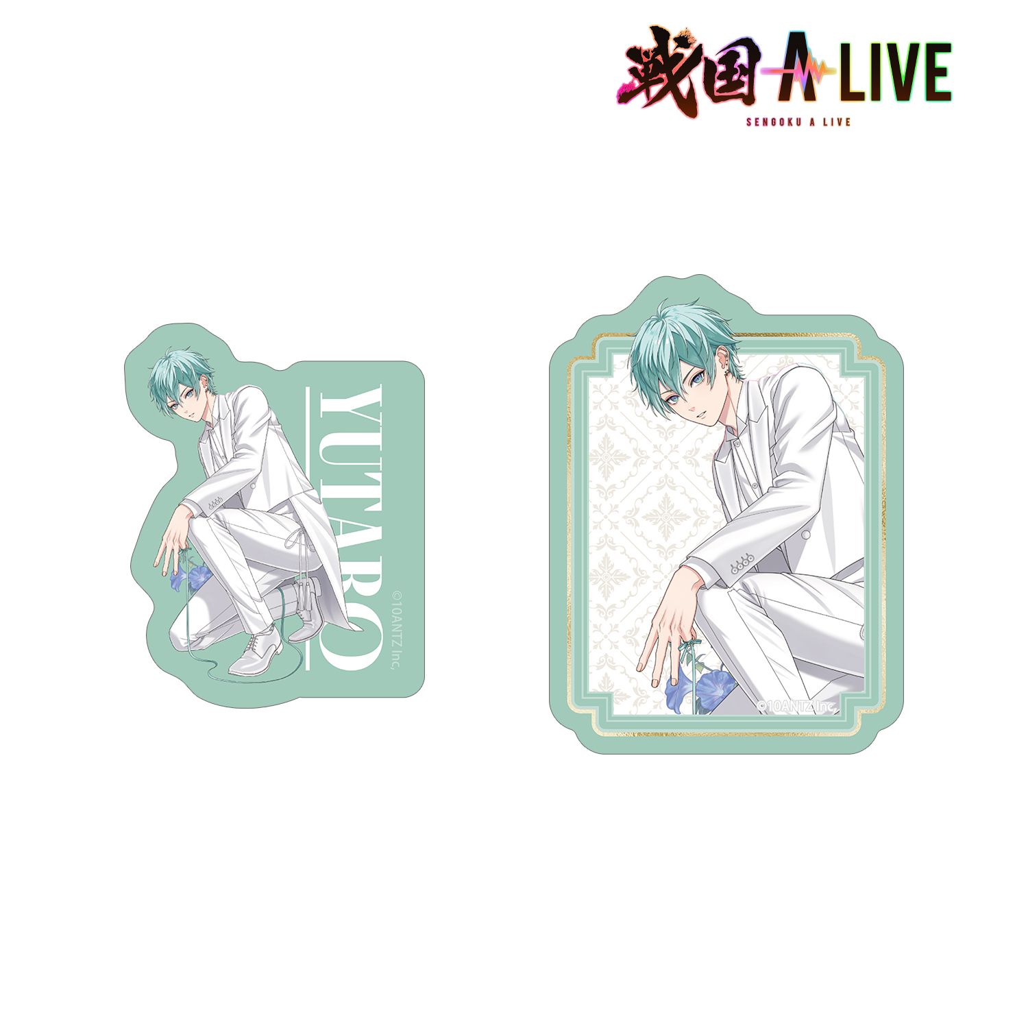 戦国 A LIVE 描き下ろし 佑太郎 3周年衣装ver. ダイカットステッカー2個セット 画像 6 | AniSmile