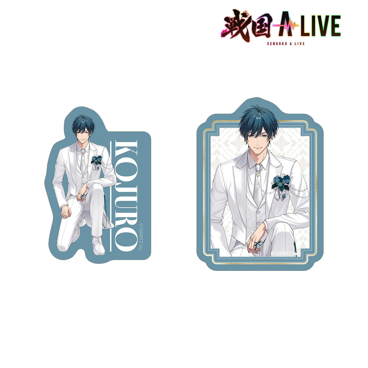 戦国 A LIVE 描き下ろし 片倉 小十郎 3周年衣装ver. ダイカットステッカー2個セット 图片 6 | AniSmile