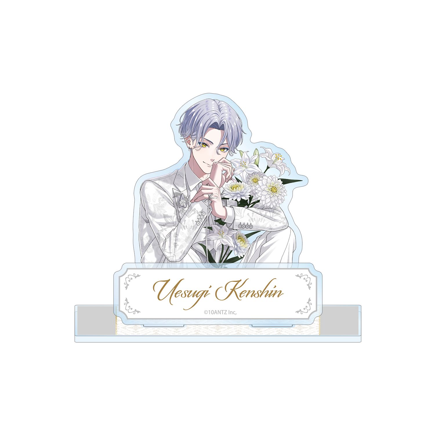 戦国 A LIVE 描き下ろし 上杉 謙信 3周年衣装ver. パーツ付きBIGアクリルスタンド 画像 4 | AniSmile