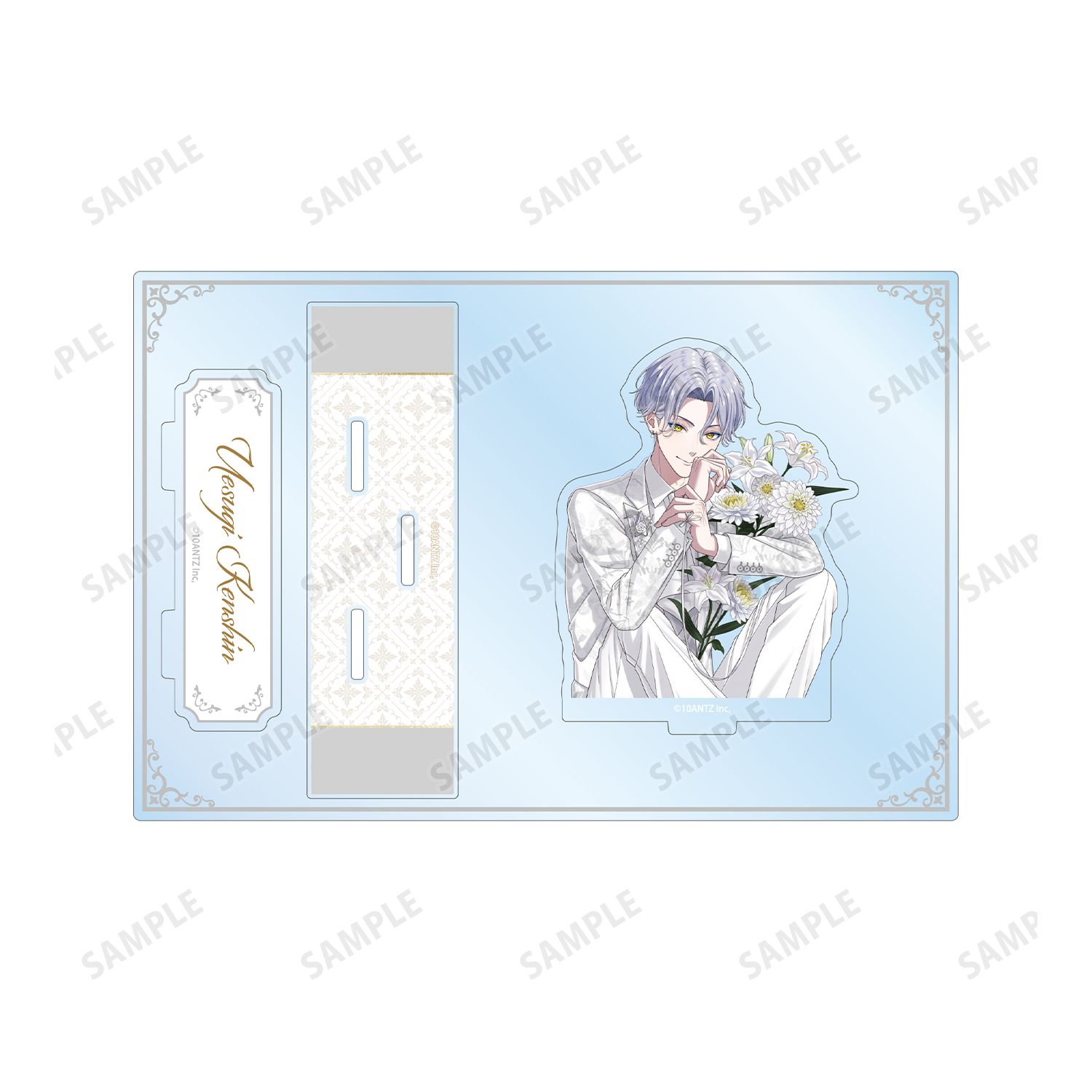 戦国 A LIVE 描き下ろし 上杉 謙信 3周年衣装ver. パーツ付きBIGアクリルスタンド 画像 6 | AniSmile