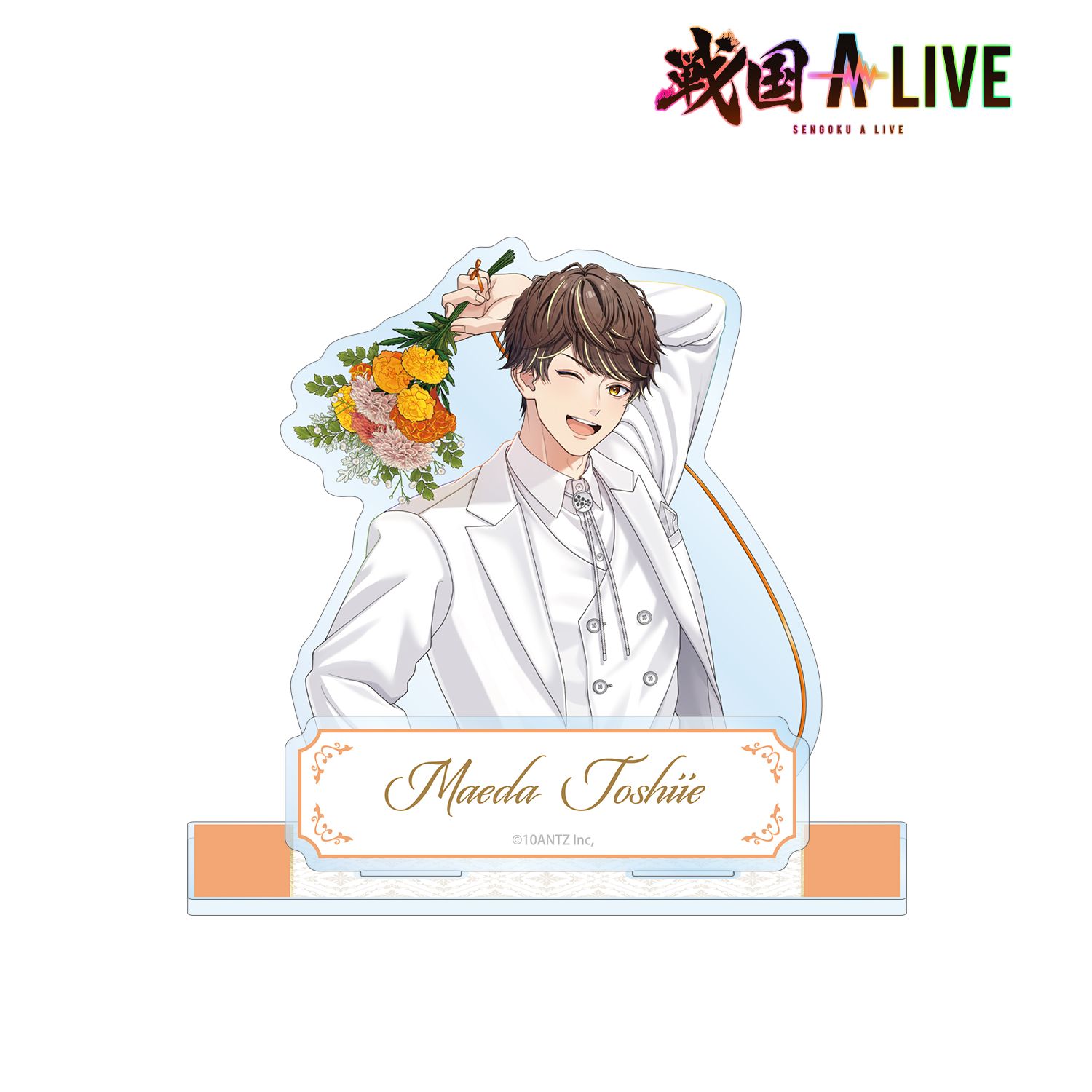 戦国 A LIVE 描き下ろし 前田 利家 3周年衣装ver. パーツ付きBIGアクリルスタンド Image 5 | AniSmile