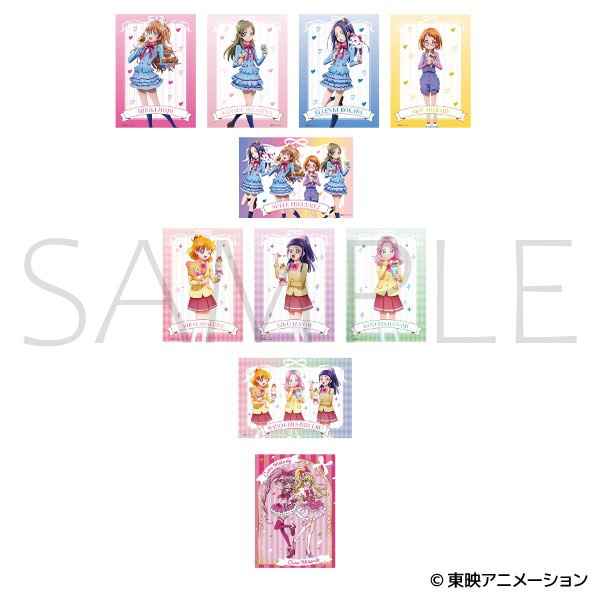 プリキュア ミニクリアポスターコレクション - 官方商品图片 | AniSmile