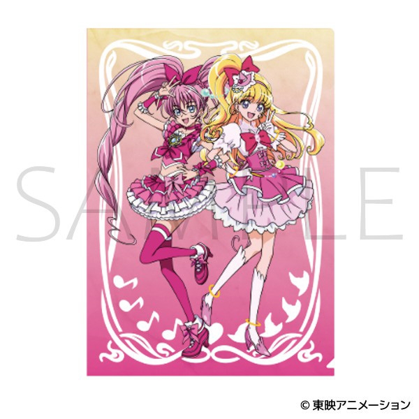 プリキュア クリアファイル/キュアメロディ&キュアミラクル - official product image | AniSmile