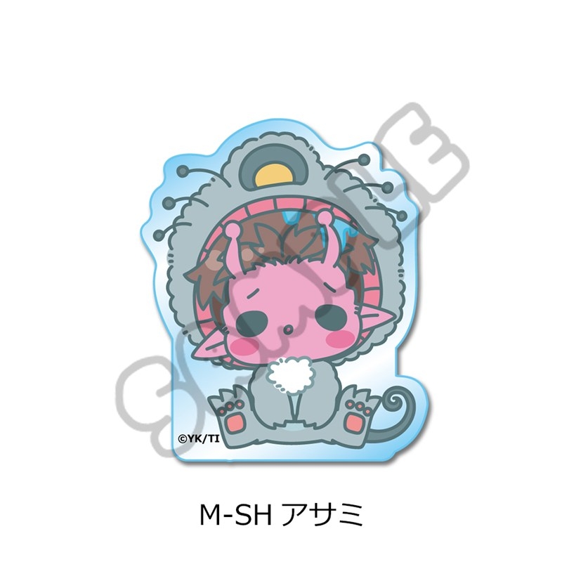 アニメ『銀河特急 ミルキー☆サブウェイ』 アクリルミニブロック(mochocho第2弾) M-SH(アサミ) - official product image | AniSmile