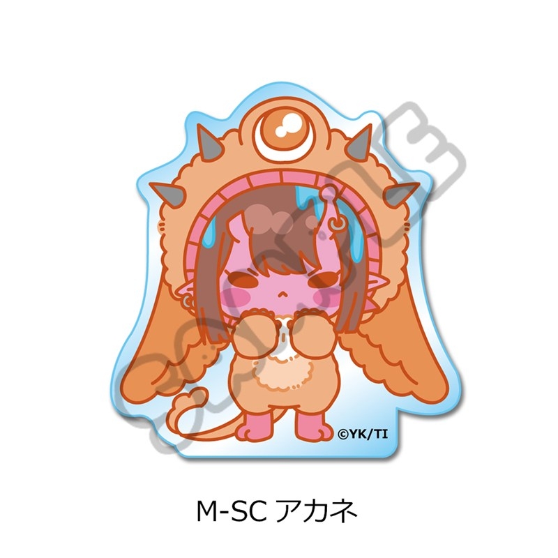 アニメ『銀河特急 ミルキー☆サブウェイ』 アクリルミニブロック(mochocho第2弾) M-SC(アカネ) - official product image | AniSmile
