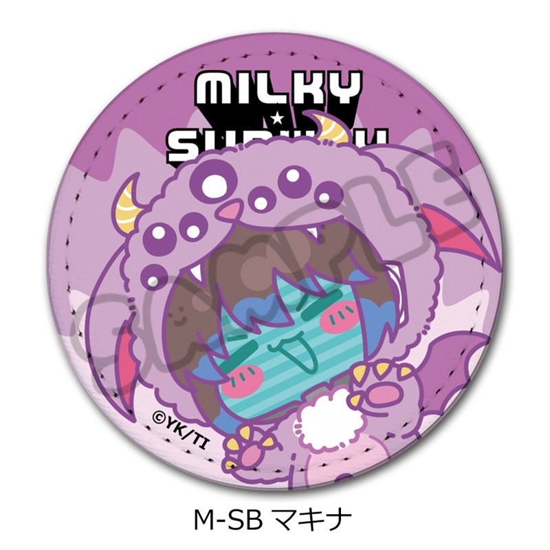 アニメ『銀河特急 ミルキー☆サブウェイ』 レザーバッジ(丸形)(mochocho第2弾) M-SB(マキナ) - AniSmile