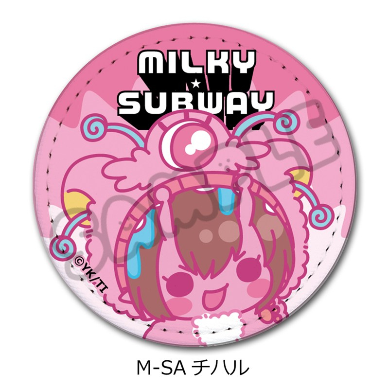 アニメ『銀河特急 ミルキー☆サブウェイ』 レザーバッジ(丸形)(mochocho第2弾) M-SA(チハル) - AniSmile