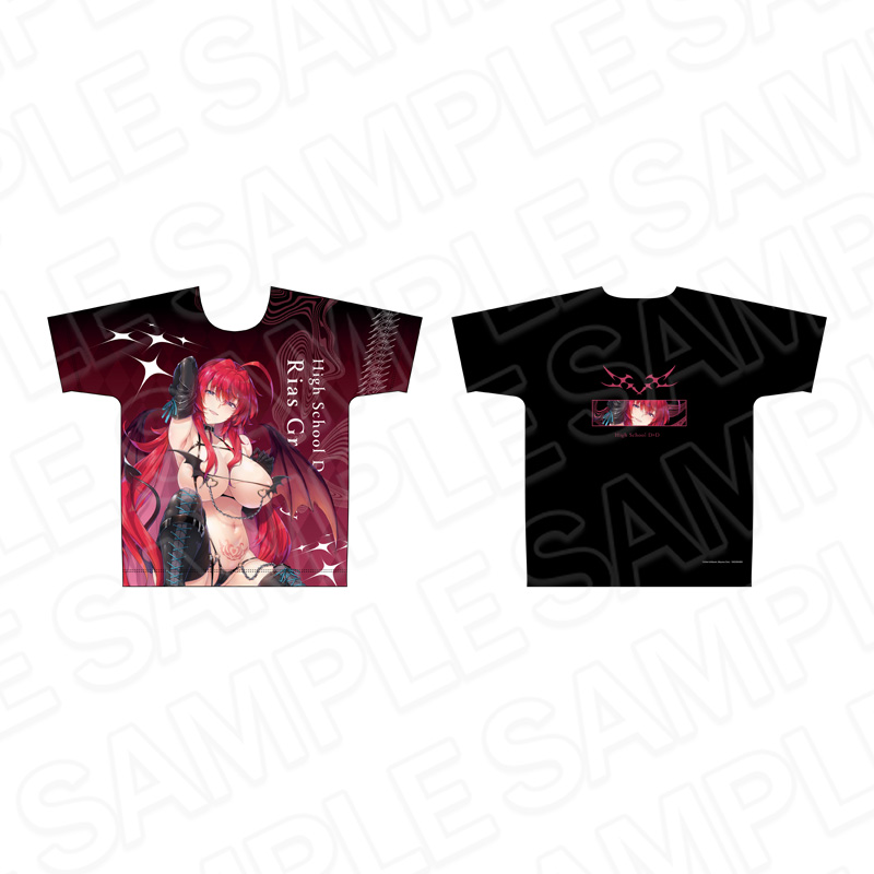 ハイスクールD×D フルグラフィックTシャツ リアス・グレモリー サキュバス&シスター ver. - AniSmile