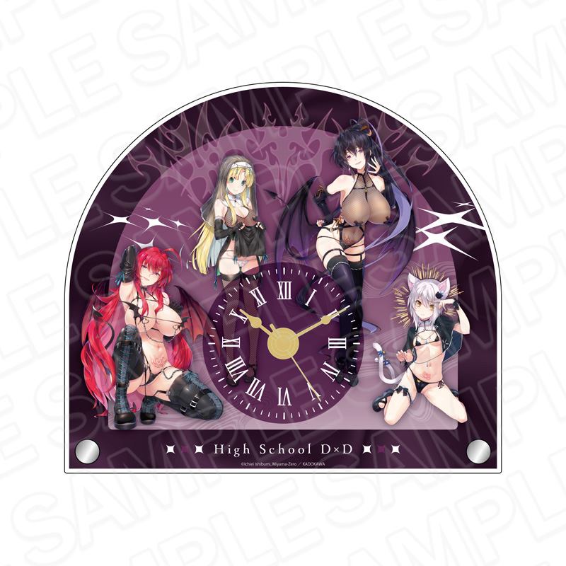 ハイスクールD×D アクリルクロック サキュバス&シスター ver. - official product image | AniSmile