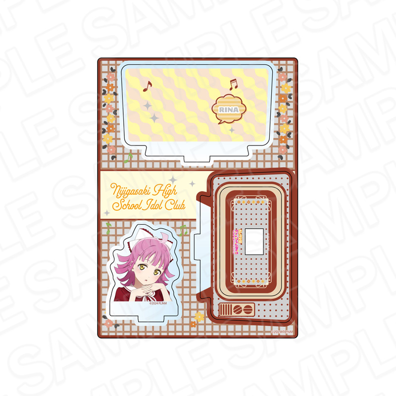 ラブライブ!虹ヶ咲学園スクールアイドル同好会 レイヤーアクリルスタンド 天王寺璃奈 ニジガクレトロ ver. - AniSmile