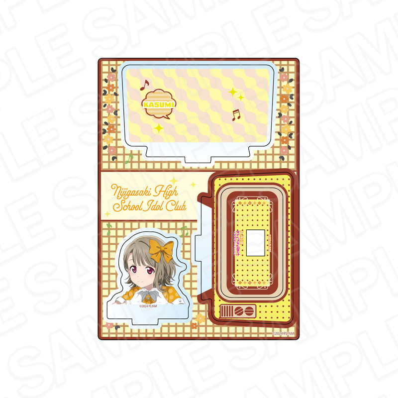 ラブライブ!虹ヶ咲学園スクールアイドル同好会 レイヤーアクリルスタンド 中須かすみ ニジガクレトロ ver. - AniSmile