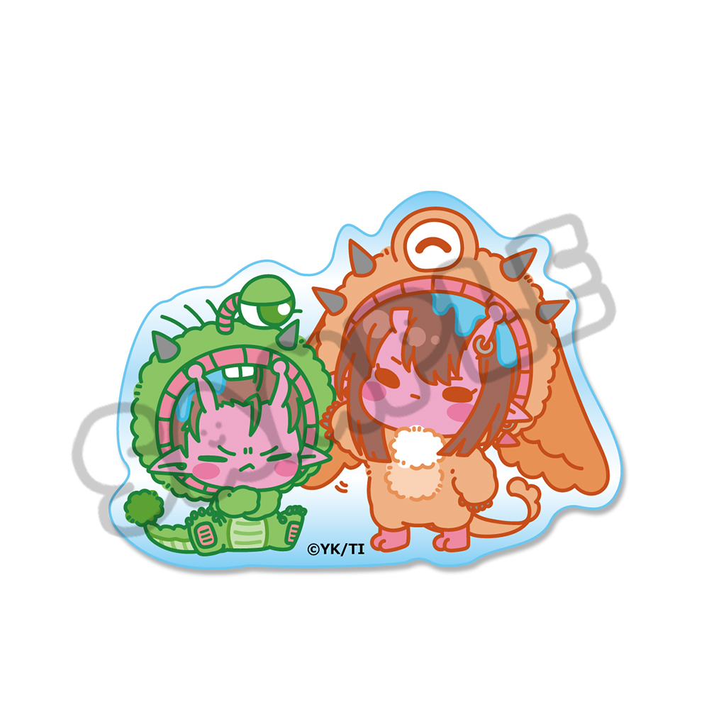 アニメ『銀河特急 ミルキー☆サブウェイ』 クリアカードステッカー(mochocho第2弾) M-SJ(アカネ・カナタ) 画像 2 | AniSmile