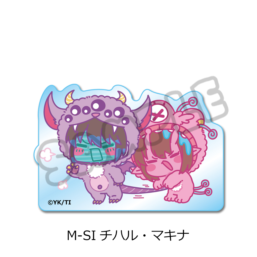 アニメ『銀河特急 ミルキー☆サブウェイ』 アクリルミニブロック(mochocho第2弾) M-SI(チハル・マキナ) Image 2 | AniSmile
