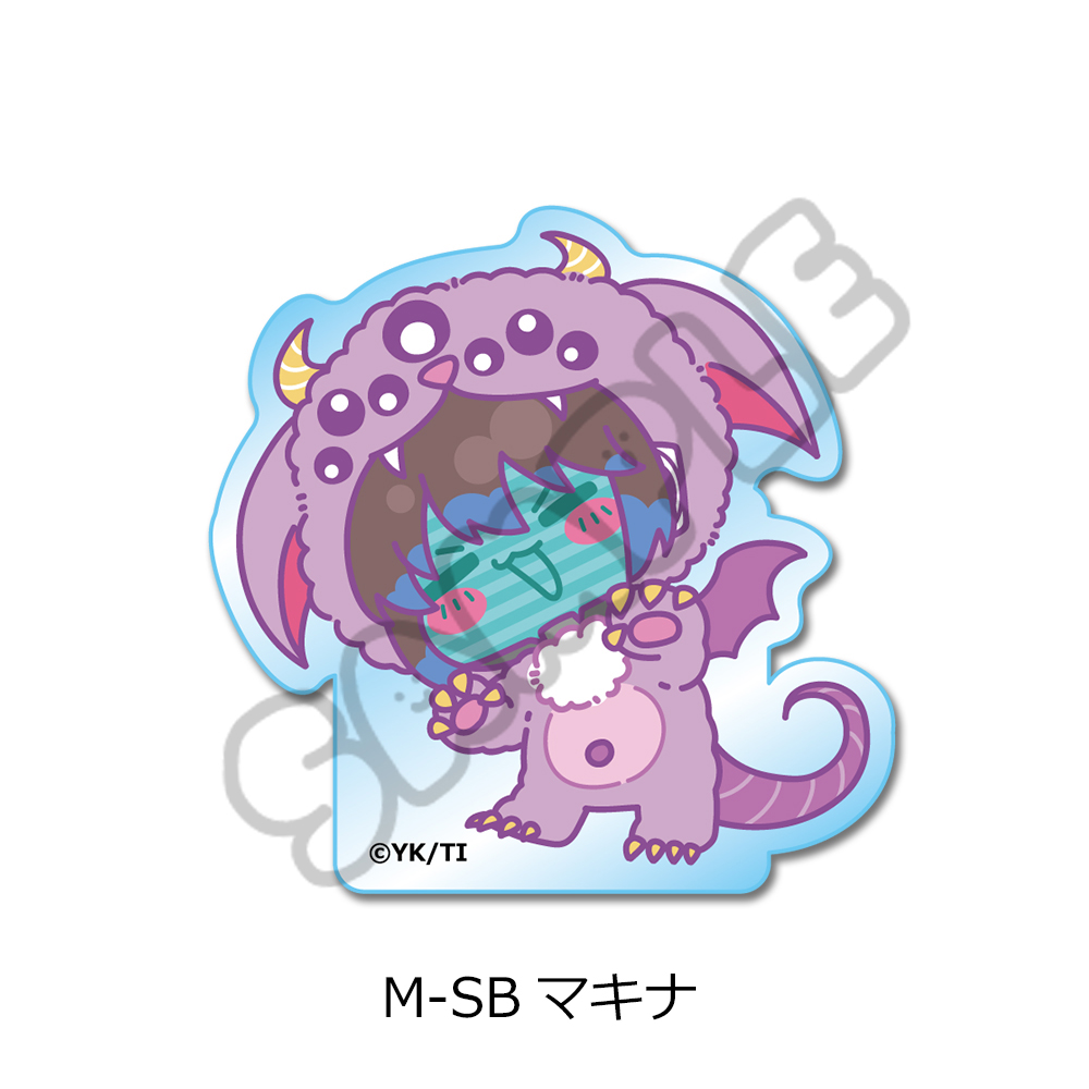 アニメ『銀河特急 ミルキー☆サブウェイ』 アクリルミニブロック(mochocho第2弾) M-SB(マキナ) Image 2 | AniSmile