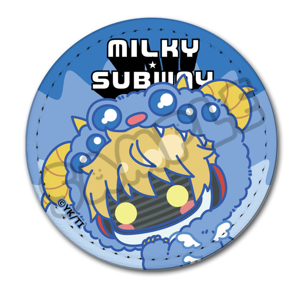 アニメ『銀河特急 ミルキー☆サブウェイ』 レザーバッジ(丸形)(mochocho第2弾) M-SF(マックス) Image 3 | AniSmile