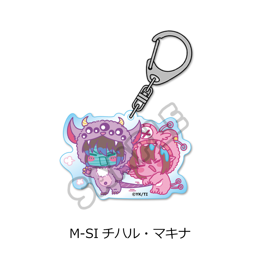 アニメ『銀河特急 ミルキー☆サブウェイ』 アクリルキーホルダー(mochocho第2弾) M-SI(チハル・マキナ) Image 2 | AniSmile
