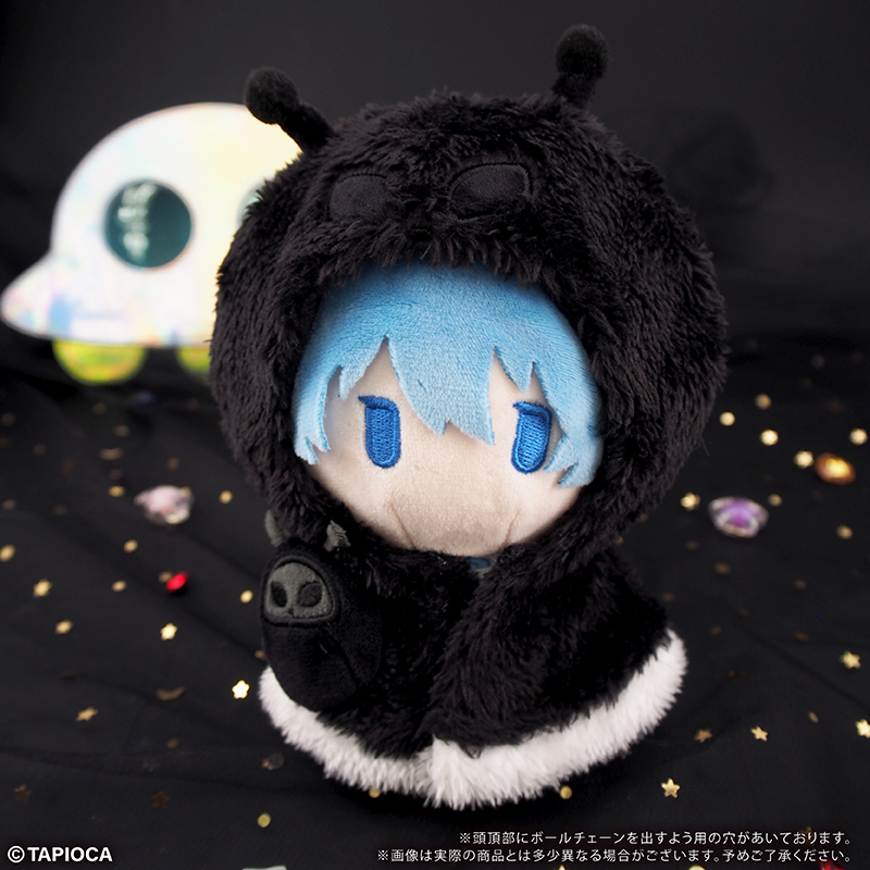 タピオカオリジナル ケープ うちゅうじん ブラック 图片 2 | AniSmile