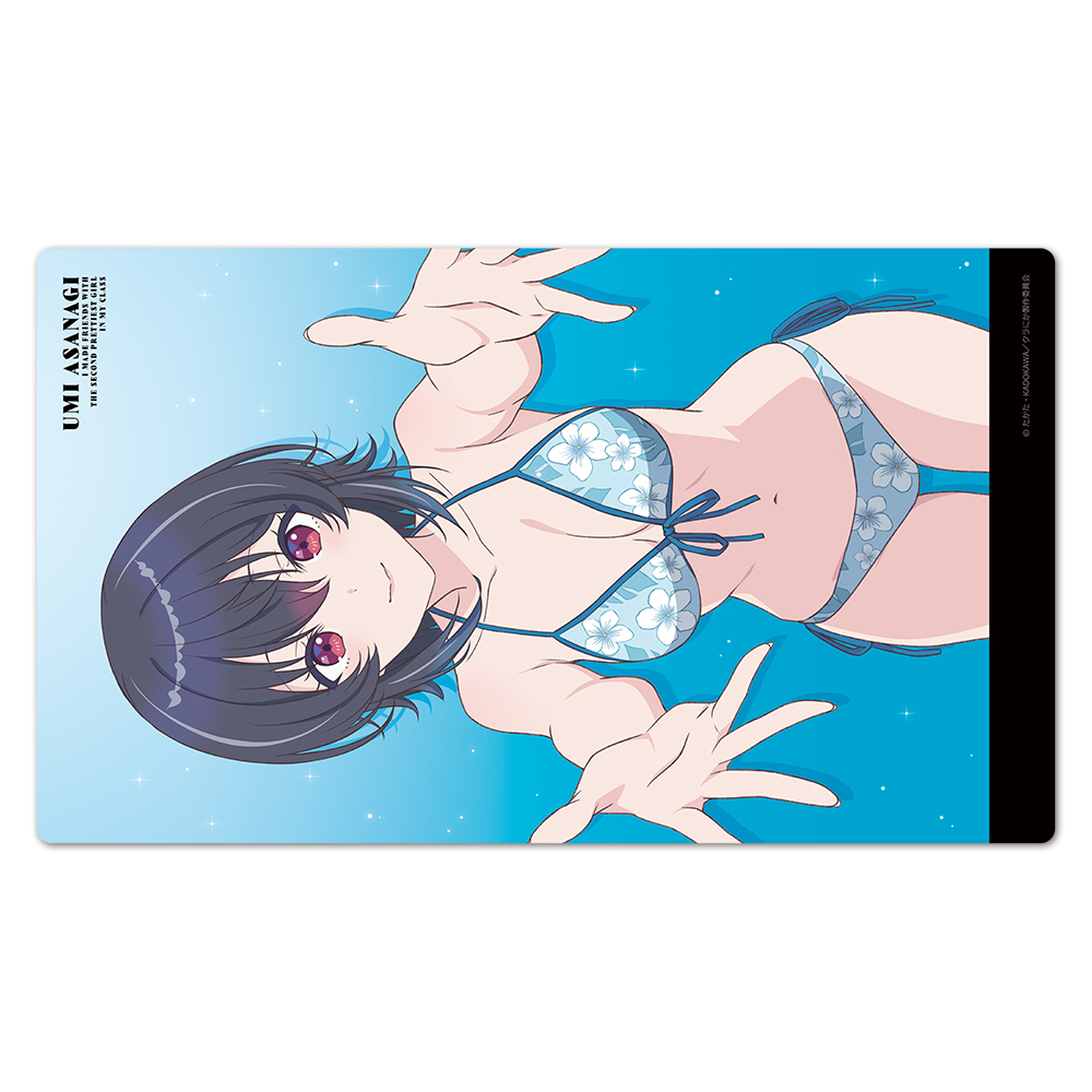 クラスで2番目に可愛い女の子と友だちになった キャラクターラバーマット 朝凪海 水着ver. 图片 4 | AniSmile
