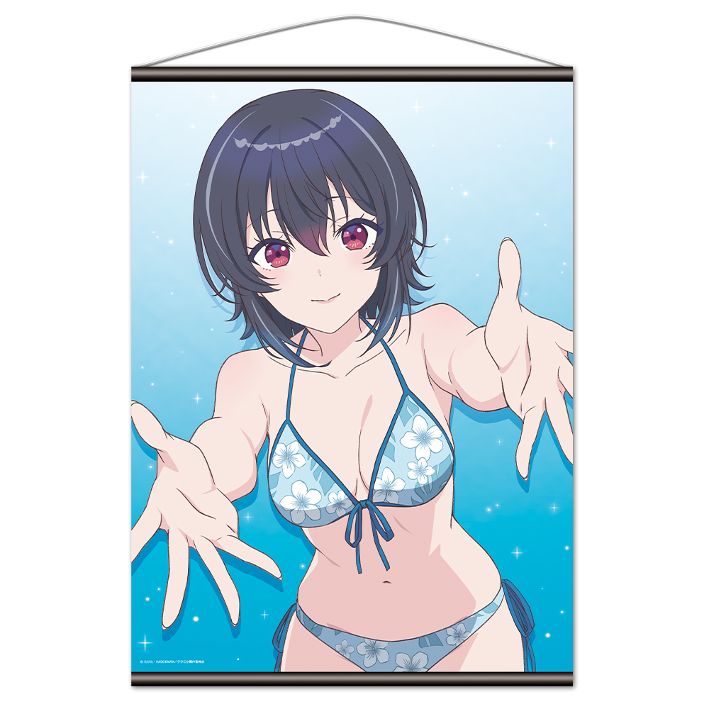 クラスで2番目に可愛い女の子と友だちになった B2タペストリー 朝凪海 水着ver. 图片 3 | AniSmile