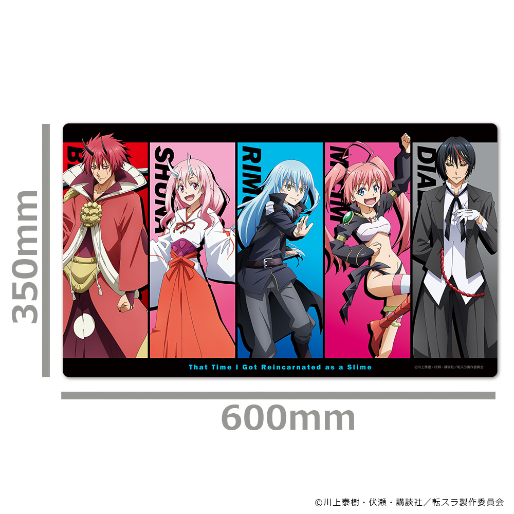 転生したらスライムだった件 キャラクターラバーマット ベニマル&シュナ&リムル&ミリム&ディアブロ - AniSmile