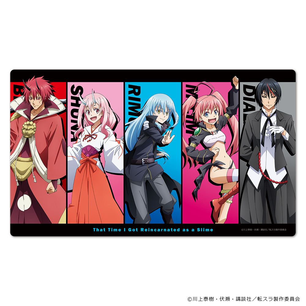 転生したらスライムだった件 キャラクターラバーマット ベニマル&シュナ&リムル&ミリム&ディアブロ Image 4 | AniSmile
