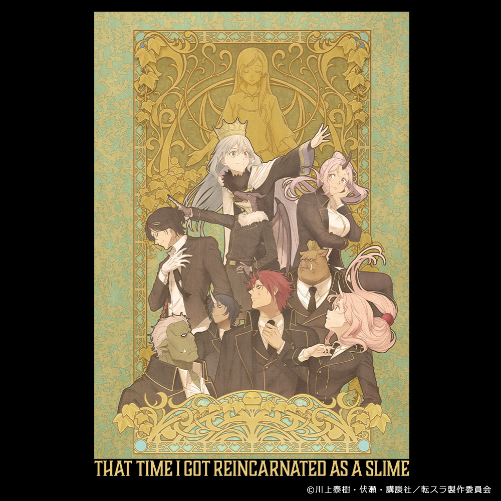 転生したらスライムだった件 Tシャツ 集合ver. Mサイズ Image 3 | AniSmile