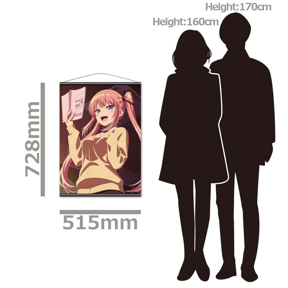 真夜中ハートチューン B2タペストリー 日芽川寧々 - official product image | AniSmile