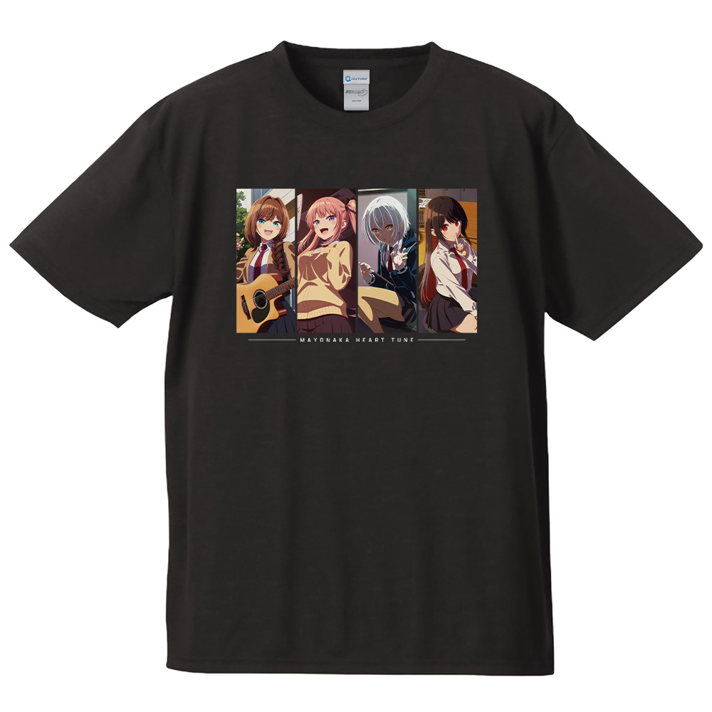 真夜中ハートチューン Tシャツ 六花&寧々&イコ&しのぶ Mサイズ 图片 4 | AniSmile