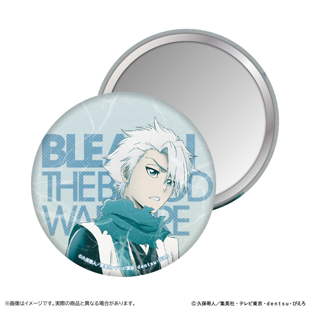 BLEACH 千年血戦篇 和紙風缶ミラー/日番谷冬獅郎 - official product image | AniSmile
