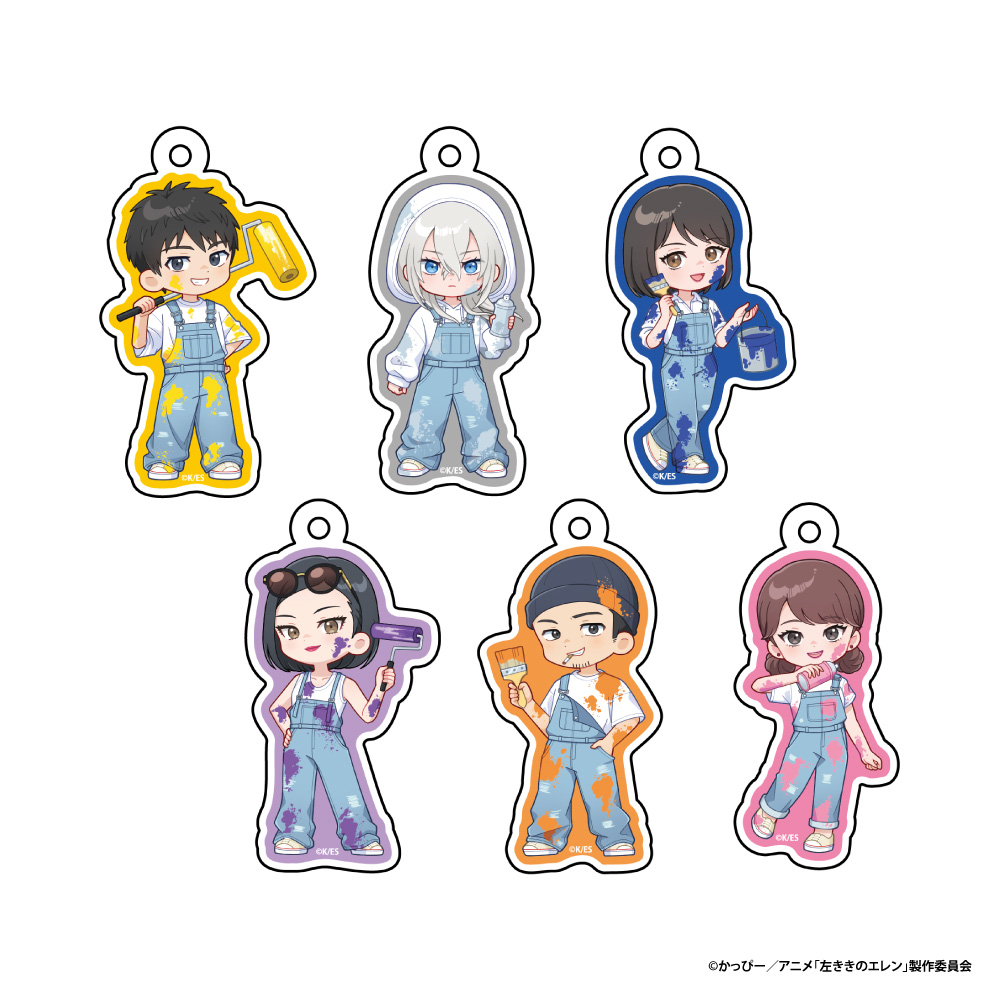 左利きのエレン トレーディングアクリルキーホルダー【単品】 - AniSmile