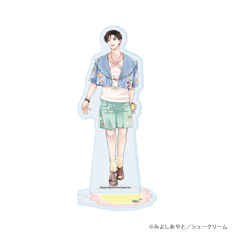つながるアクリルスタンド「愛しのアンダードッグ」02/仁(描き下ろしイラスト) - official product image | AniSmile