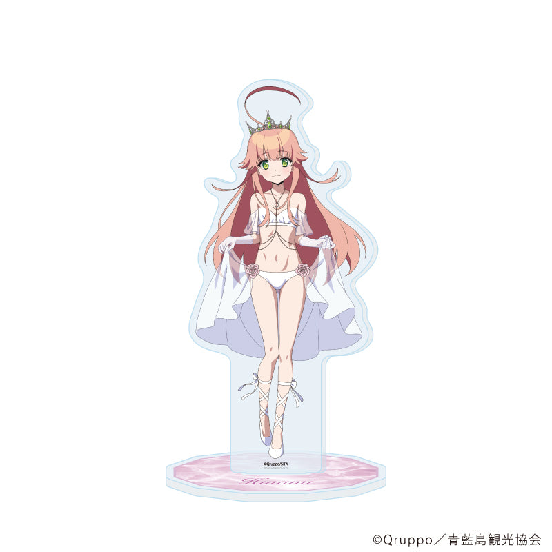 アクリルスタンド「ぬきたし THE ANIMATION」06/渡会 ヒナミ 水着ウェディングver.(描き下ろしイラスト) - AniSmile