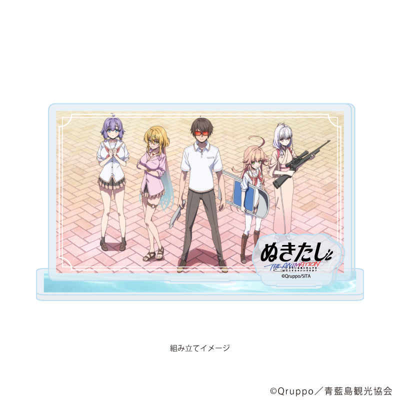 アクリルスタンドプレート「ぬきたし THE ANIMATION」02/Bデザイン(場面写イラスト) 图片 2 | AniSmile