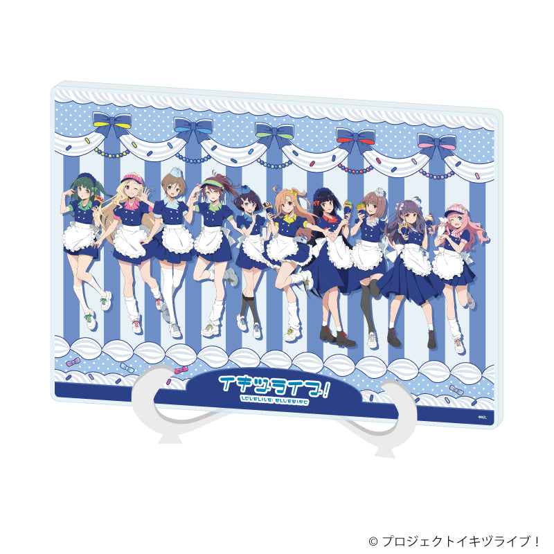 アクリルアートボード(A5サイズ)「イキヅライブ! LOVELIVE! BLUEBIRD」01/クレープver. (描き下ろしイラスト) - 官方商品图片 | AniSmile