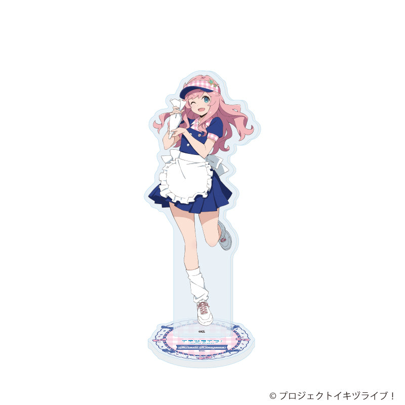 アクリルスタンド「イキヅライブ! LOVELIVE! BLUEBIRD」05/クレープver. 金澤奇跡(描き下ろしイラスト) - AniSmile