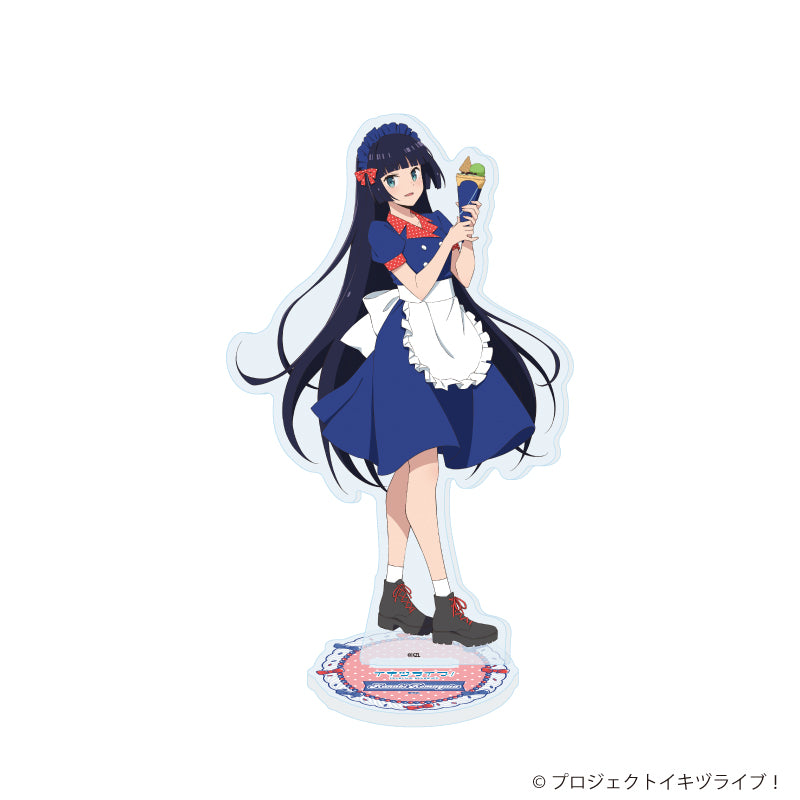 アクリルスタンド「イキヅライブ! LOVELIVE! BLUEBIRD」04/クレープver. 駒形花火(描き下ろしイラスト) - official product image | AniSmile