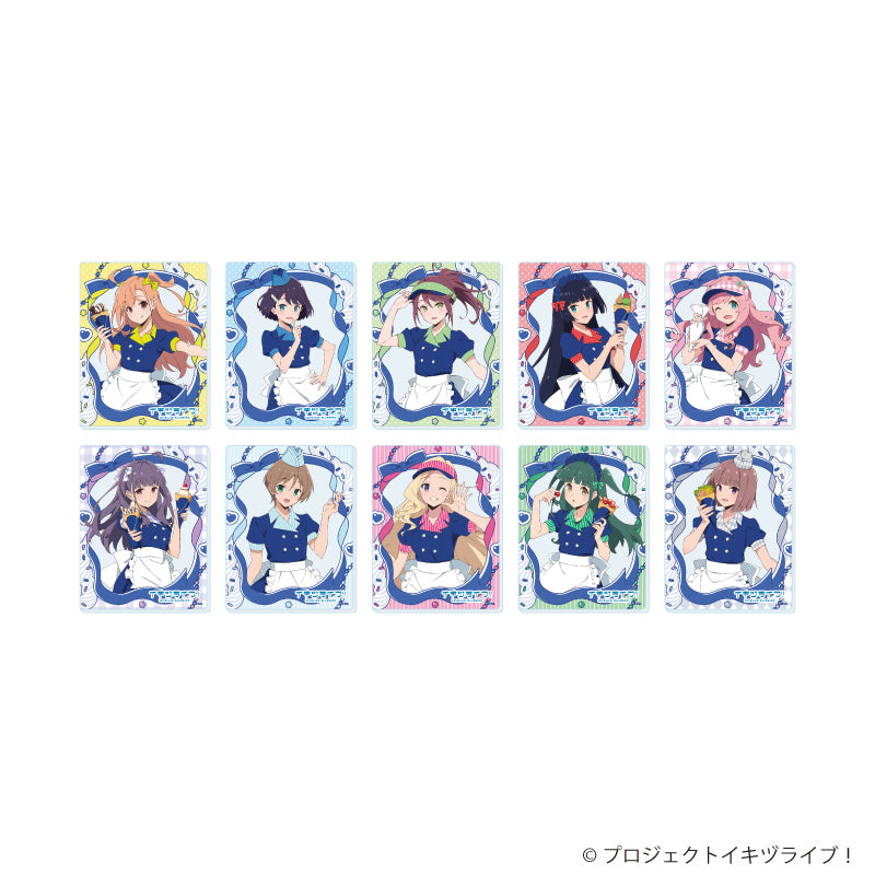 アクリルカード「イキヅライブ! LOVELIVE! BLUEBIRD」01/クレープver. トレーディング(全10種)(描き下ろしイラスト) - AniSmile