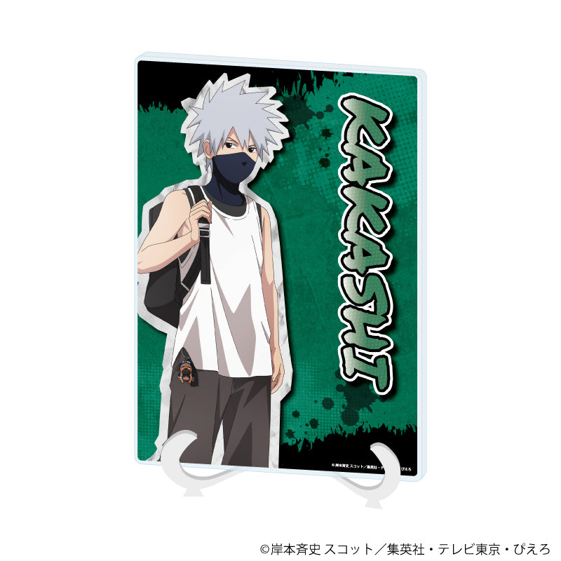 アクリルアートボード(A5サイズ)「NARUTO-ナルト- 疾風伝」06/はたけカカシ ストリートファッションver.(描き下ろしイラスト) - AniSmile