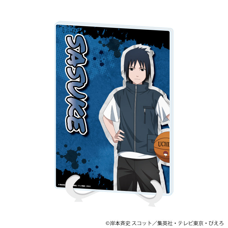 アクリルアートボード(A5サイズ)「NARUTO-ナルト- 疾風伝」04/うちはサスケ ストリートファッションver.(描き下ろしイラスト) - AniSmile