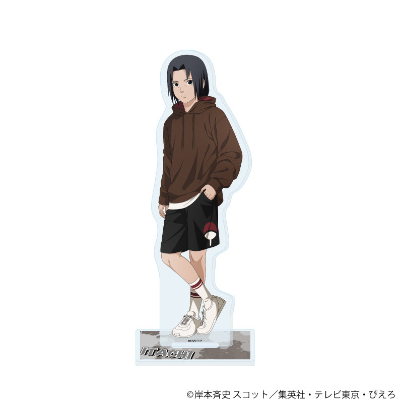 アクリルスタンド「NARUTO-ナルト- 疾風伝」76/うちはイタチ ストリートファッションver.(描き下ろしイラスト) - AniSmile