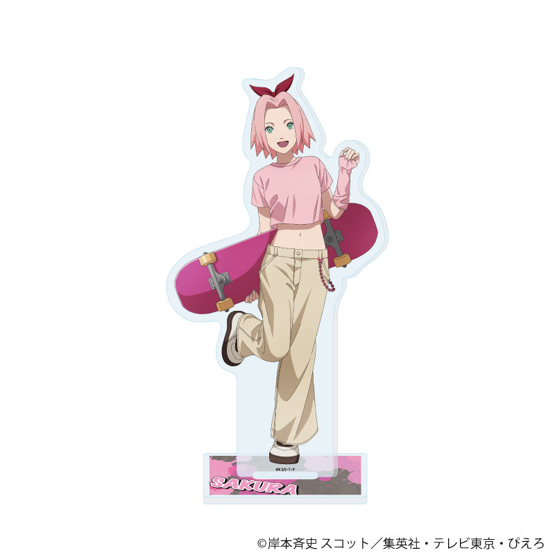 アクリルスタンド「NARUTO-ナルト- 疾風伝」74/春野サクラ ストリートファッションver.(描き下ろしイラスト) - AniSmile