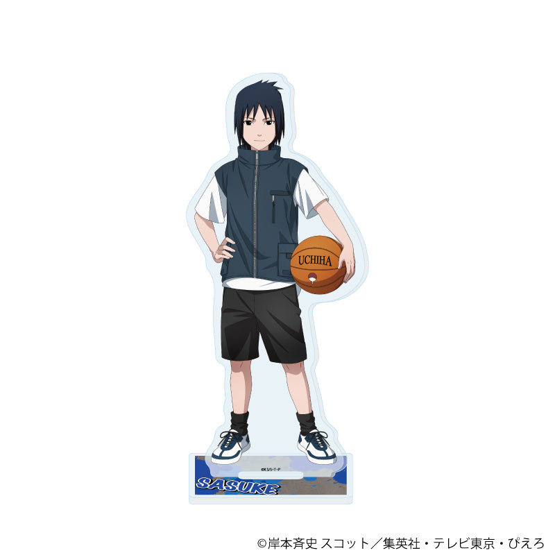 アクリルスタンド「NARUTO-ナルト- 疾風伝」73/うちはサスケ ストリートファッションver.(描き下ろしイラスト) - AniSmile